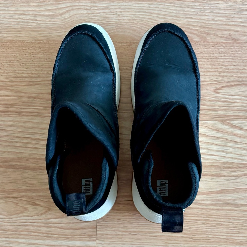Fitflop Black Platform Bootie Sneakers Women’s 10
